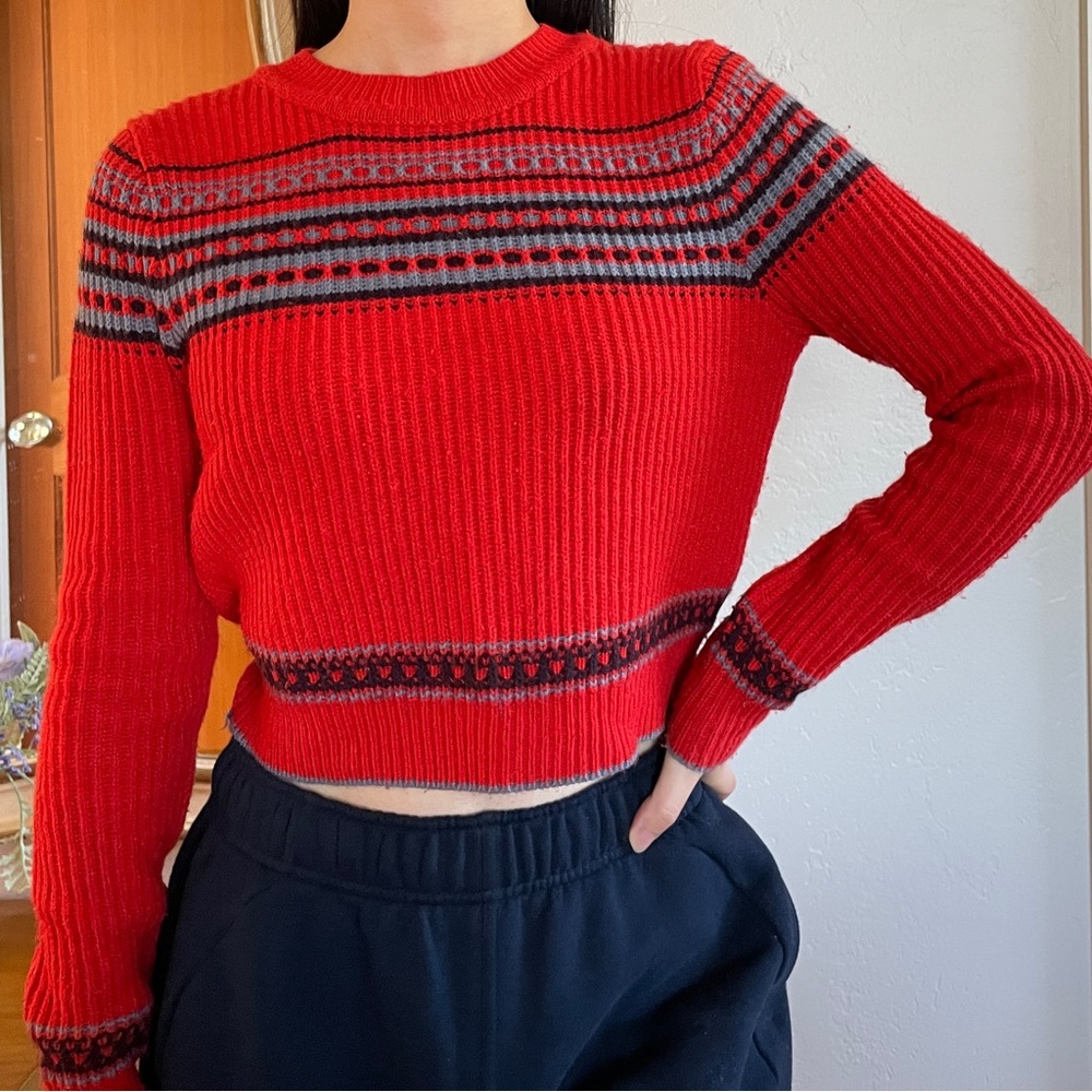 Urban outfitters BDG vintage look cropped sweater